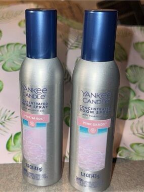 Yankee Candle Concentrated
Room Spray PINK SANDS 1.5 oz each/ two bottles NEW